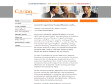 Tablet Screenshot of clarionlearning.com.au